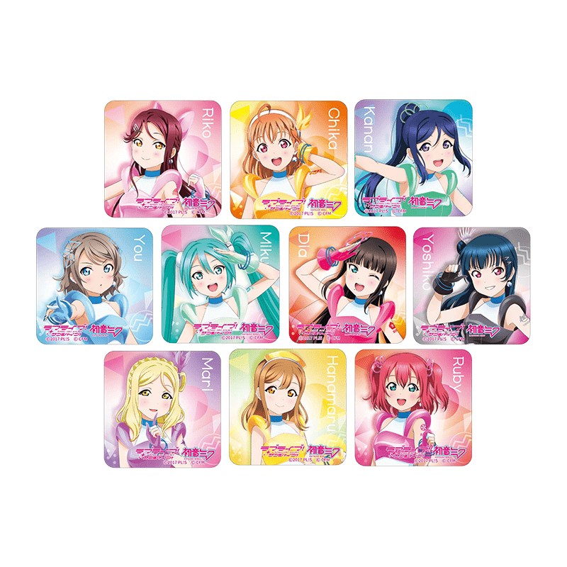 ラブライブ！サンシャイン!!×初音ミク アクリルマグネット BANZAI! digital trippers ver.（全10種）