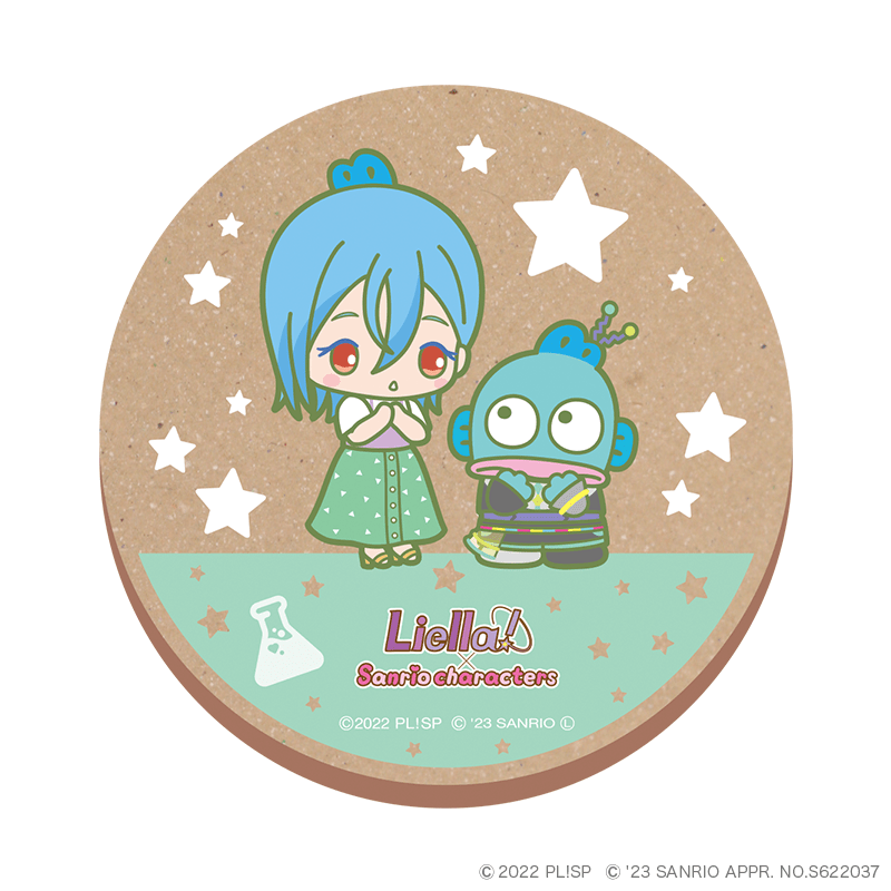 ラブライブ！スーパースター!!×サンリオキャラクターズ vol.2 ウッドコースター 若菜四季×ハンギョドン