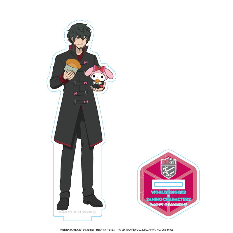 ワールドトリガー×サンリオキャラクターズ アクリルスタンド 太刀川慶×マイメロディ