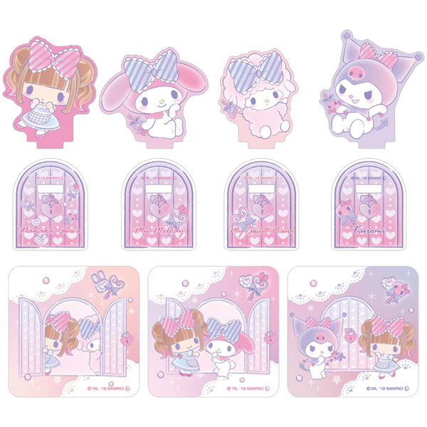 Nanaka Suwa♡My Melody アクリルマグネット＆アクリルスタンド 夢のトビラver.（全７種）