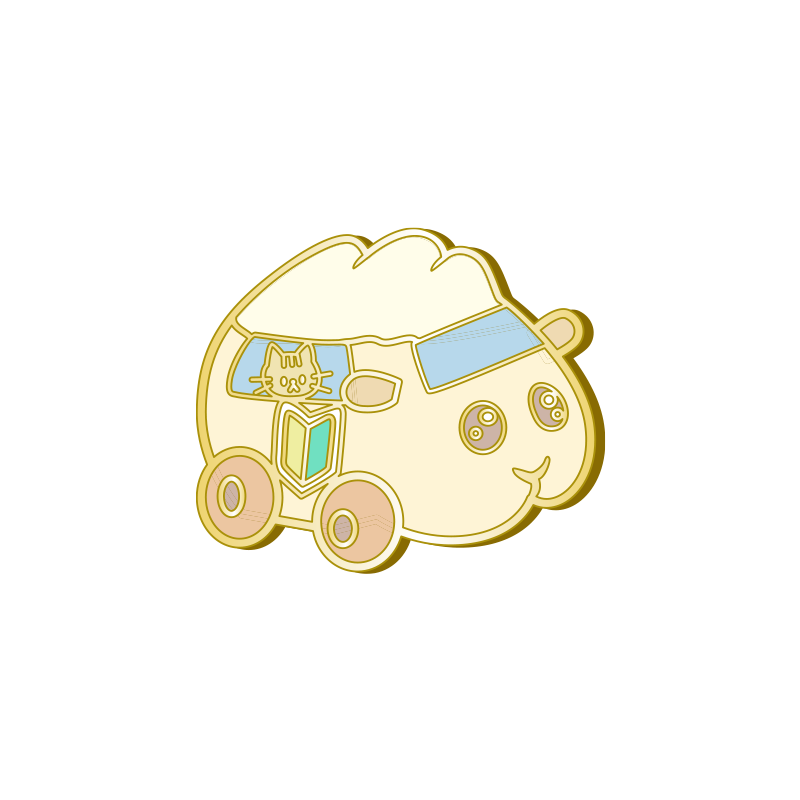 PUI PUI モルカー-DesignProduced by Sanrio- ピンバッジ アビー