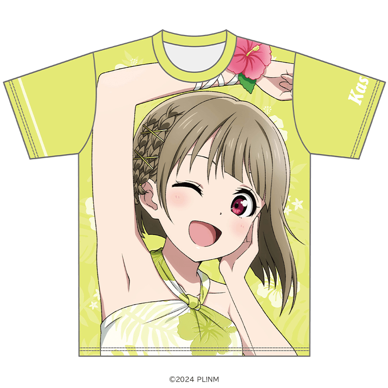 ラブライブ！虹ヶ咲学園スクールアイドル同好会 Tシャツ 中須 かすみ かりゆしver. 