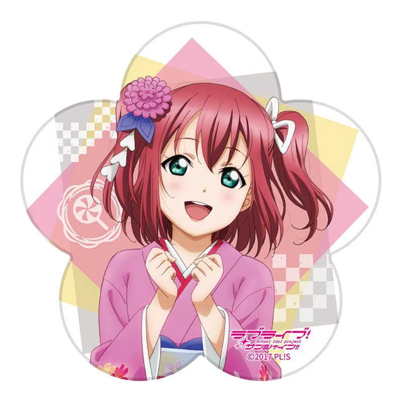 ラブライブ！サンシャイン!! 陶器コースター 晴れ着Collection ver. ルビィ