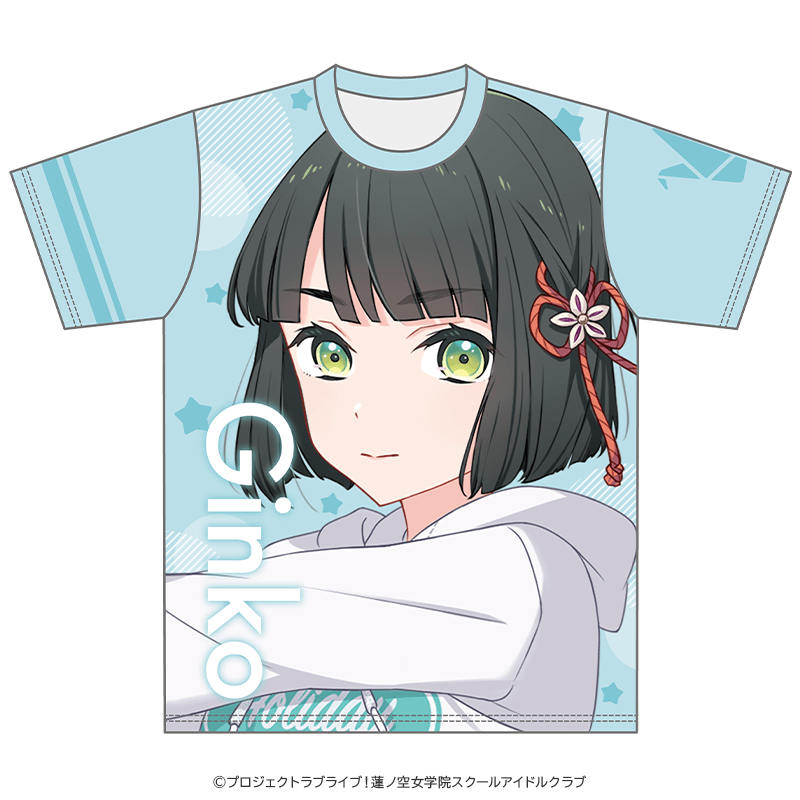 ラブライブ！蓮ノ空女学院スクールアイドルクラブ カラーTシャツ 百生吟子 レッスンウェアver.