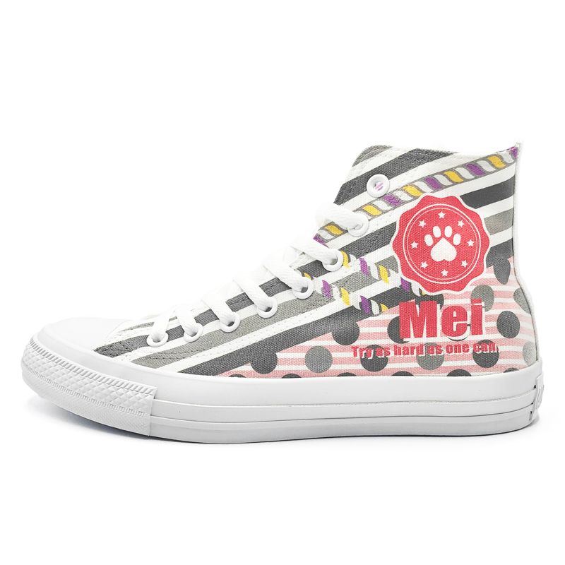 White atelier BY CONVERSE × ラブライブ！スーパースター!! ALL STAR COLORS R HI  米女メイ