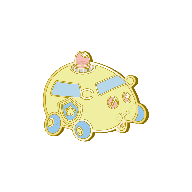PUI PUI モルカー-DesignProduced by Sanrio- ピンバッジ パトモルカー