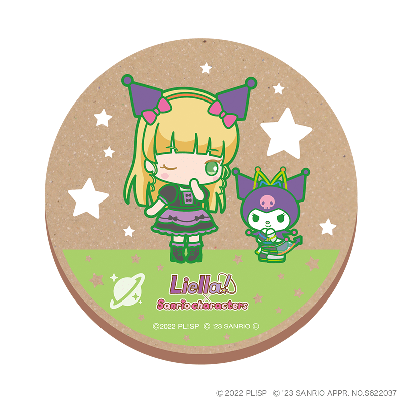 ラブライブ！スーパースター!!×サンリオキャラクターズ vol.2 ウッドコースター 平安名すみれ×クロミ