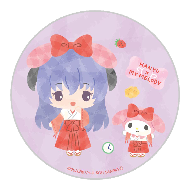 ひぐらしのなく頃に卒×サンリオキャラクターズ 陶器コースター 羽入