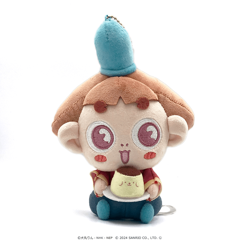 おじゃる丸×ポムポムプリン ボールチェーン付マスコット おじゃる丸