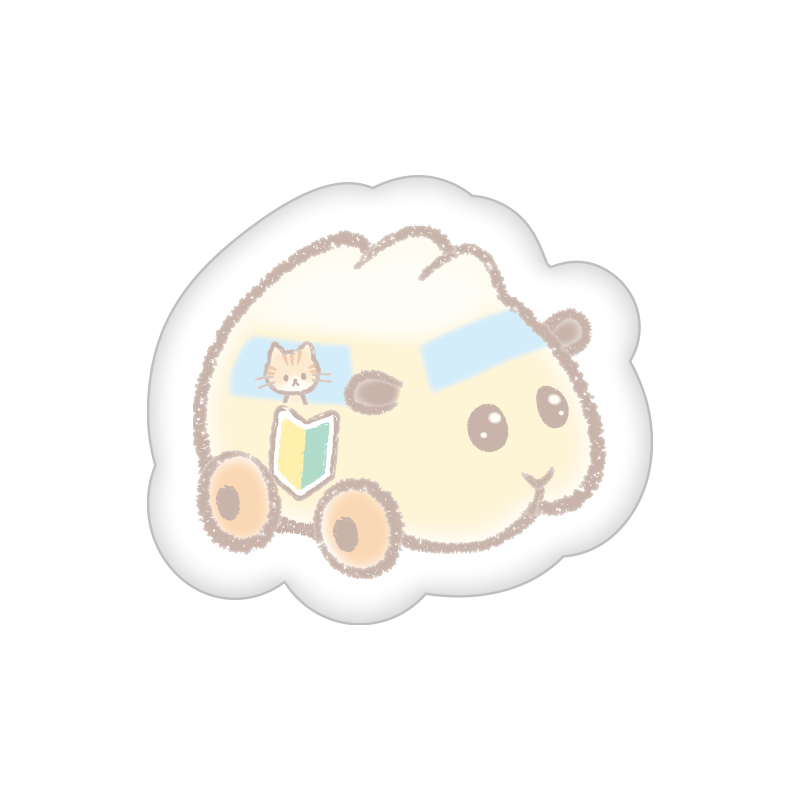 PUI PUI モルカー -DesignProduced by Sanrio- ふかふかバッジ アビー