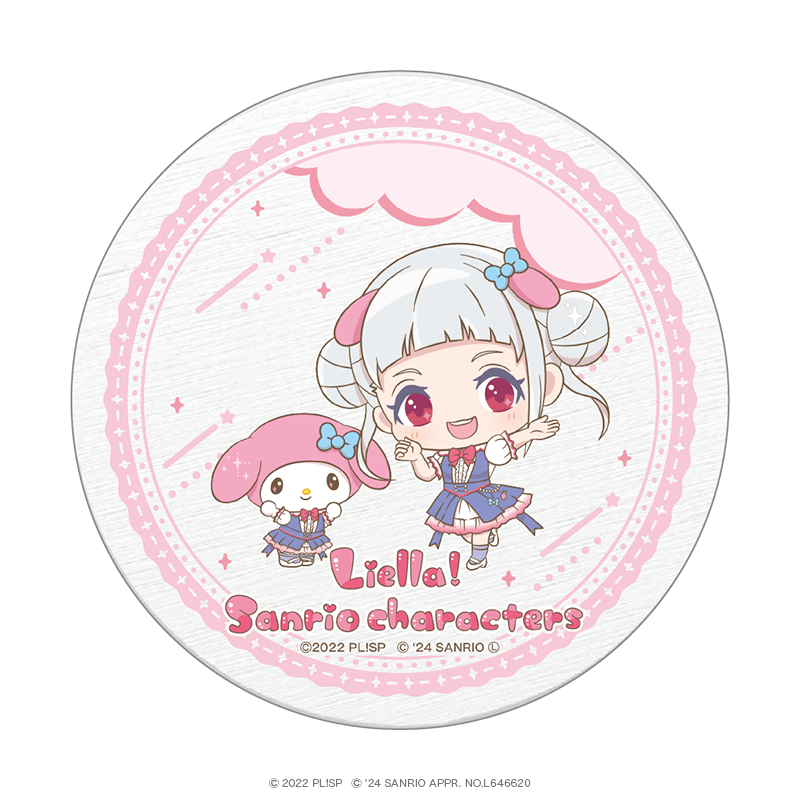ラブライブ！スーパースター!!×サンリオキャラクターズ vol.3 白雲石コースター ミニキャラver. 嵐 千砂都×マイメロディ