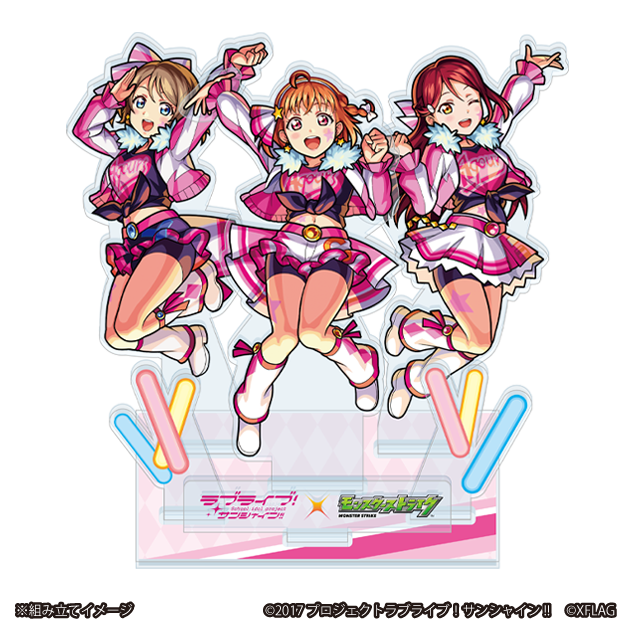 ラブライブ！サンシャイン!! × モンスターストライク 特製アクリルフィギュア MIRACLE WAVE 2年生