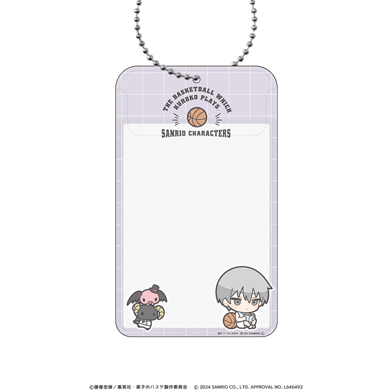 黒子のバスケ×サンリオキャラクターズ フォトカードホルダー 黛 千尋×ルロロマニック