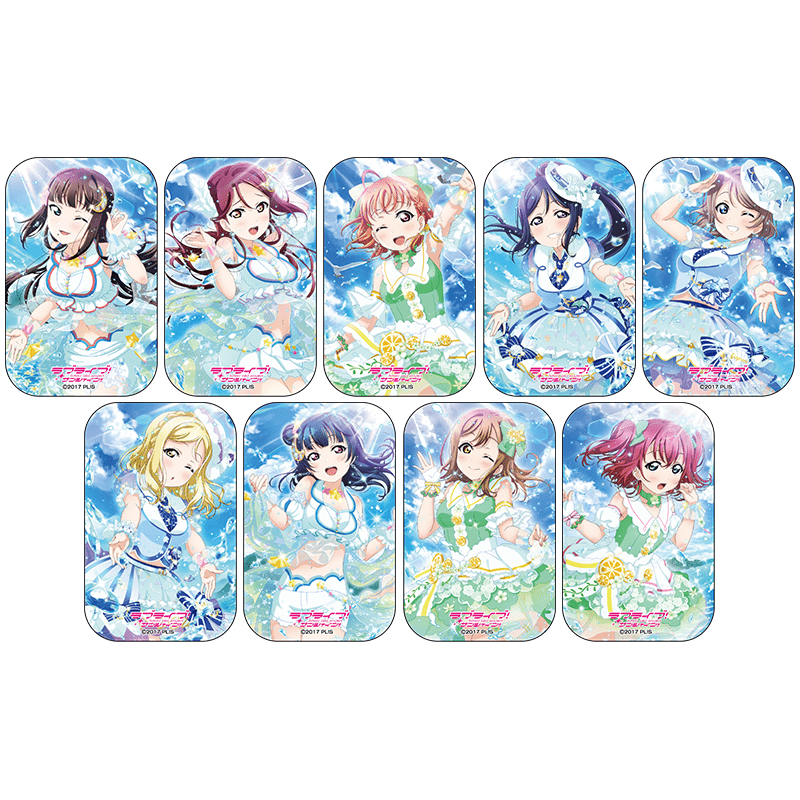 ラブライブ！サンシャイン!! スクエア缶バッジ オーシャン・パーティクルver. （全9種） 