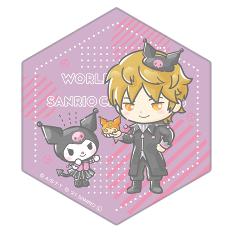 ワールドトリガー×サンリオキャラクターズ vol.1 六角陶器コースター 出水 公平