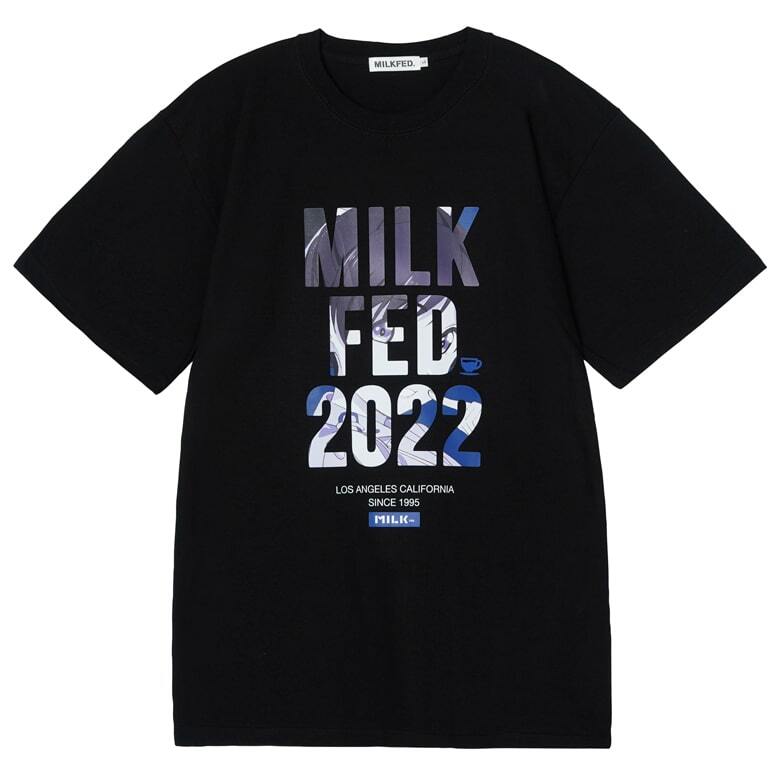 ミルクフェド×ラブライブ！スーパースター!! 恋 S/S TEE BLACK