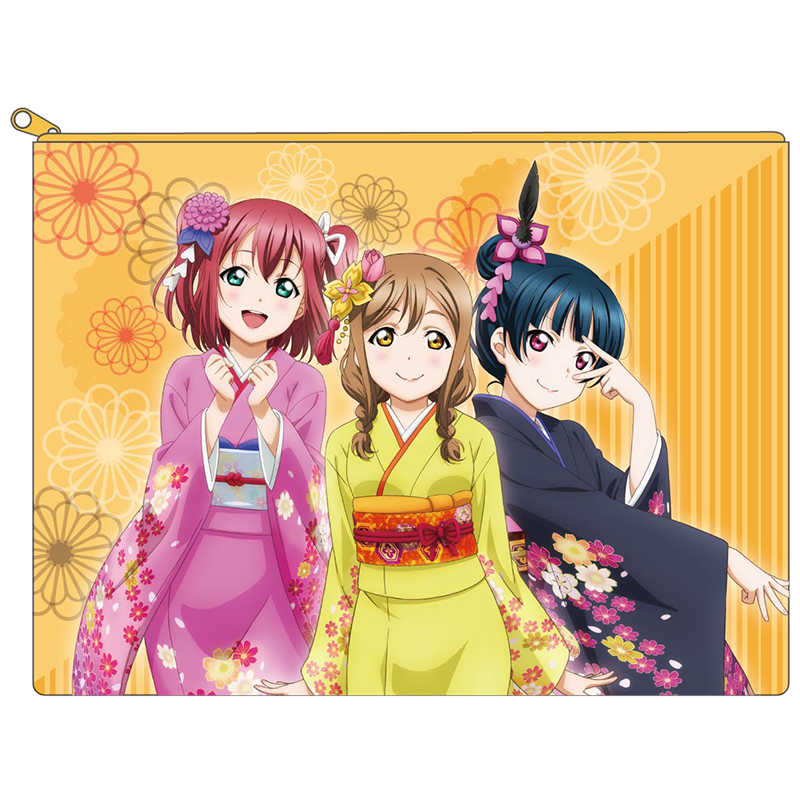 ラブライブ！サンシャイン!! シリコンポーチ 晴れ着Collection ver. 1年生