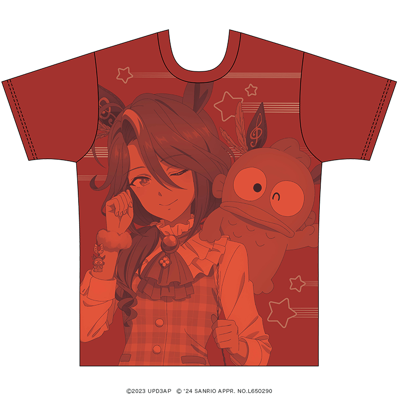 TVアニメ『ウマ娘 プリティーダービー Season 3』×サンリオキャラクターズ カラーTシャツ サウンズオブアース×ハンギョドン