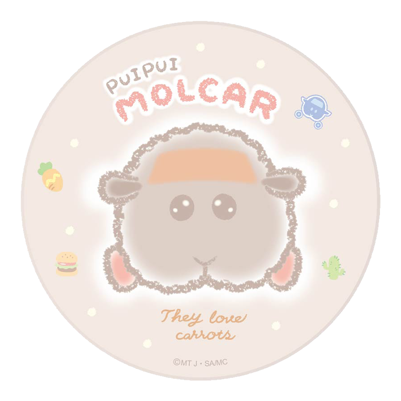 PUI PUI モルカー -DesignProduced by Sanrio- 陶器コースター テディ