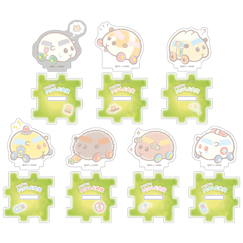 PUI PUI モルカー -DesignProduced by Sanrio- ミニアクリルスタンド（全7種）
