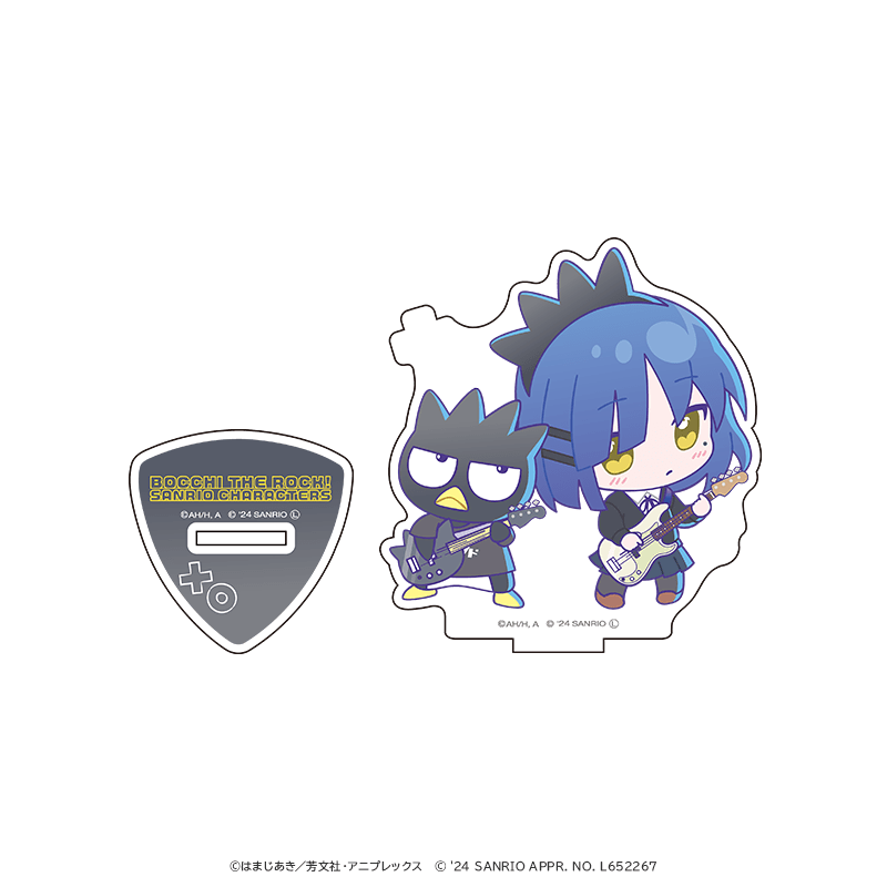アニメ「ぼっち・ざ・ろっく！」×サンリオキャラクターズ アクリルスタンド 山田リョウ×バッドばつ丸