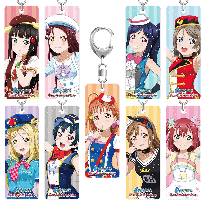 ラブライブ！サンシャイン!!×サンリオキャラクターズ ラメスティックキーホルダー（全９種）