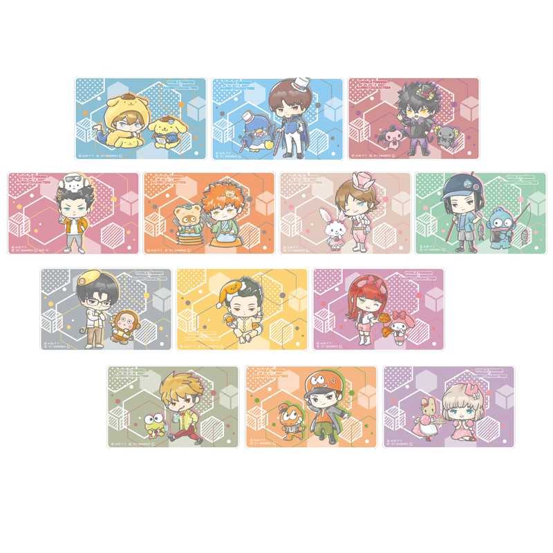 ワールドトリガー×サンリオキャラクターズ vol.2 剥がせるステッカー（全13種）