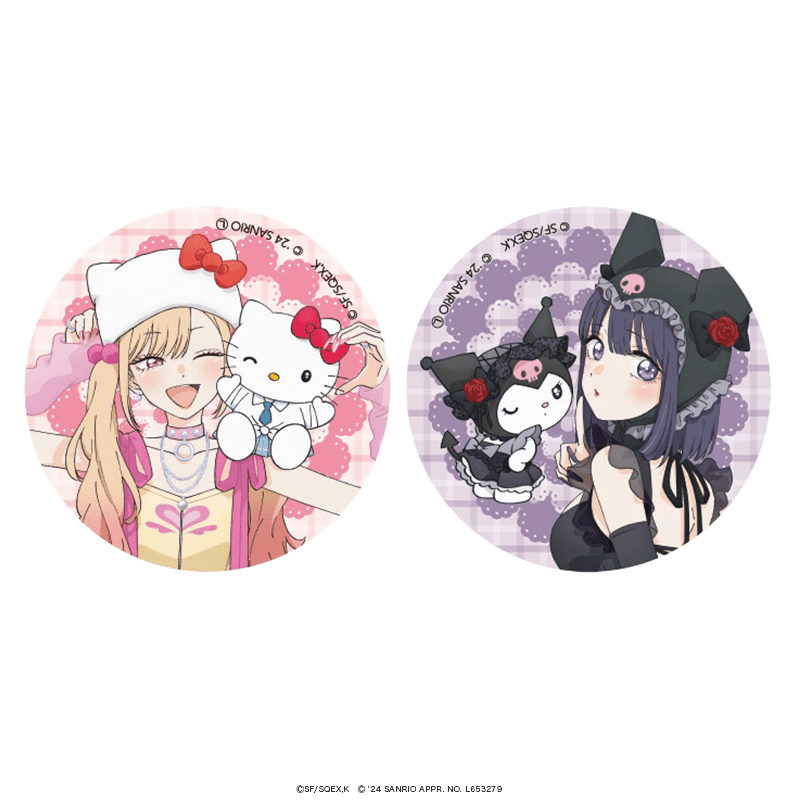 TVアニメ「その着せ替え人形（ビスク・ドール）は恋をする」×サンリオキャラクターズ 缶バッジセット