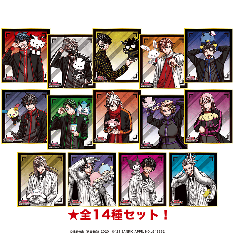 桃源暗鬼×サンリオキャラクターズ ミニ色紙 BOX