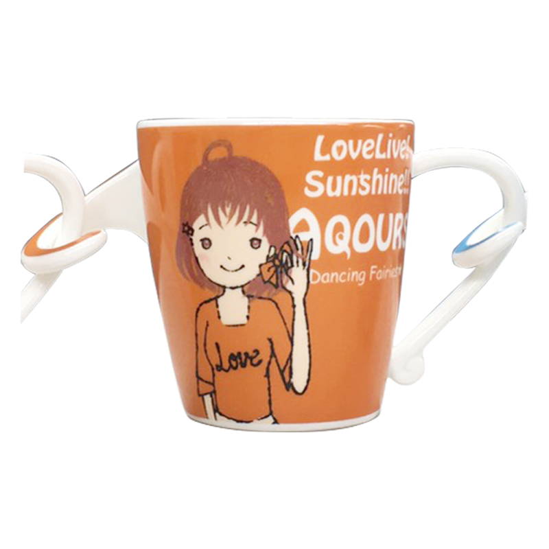 シンジカトウ×ラブライブ！サンシャイン!! 手つなぎマグカップ 千歌