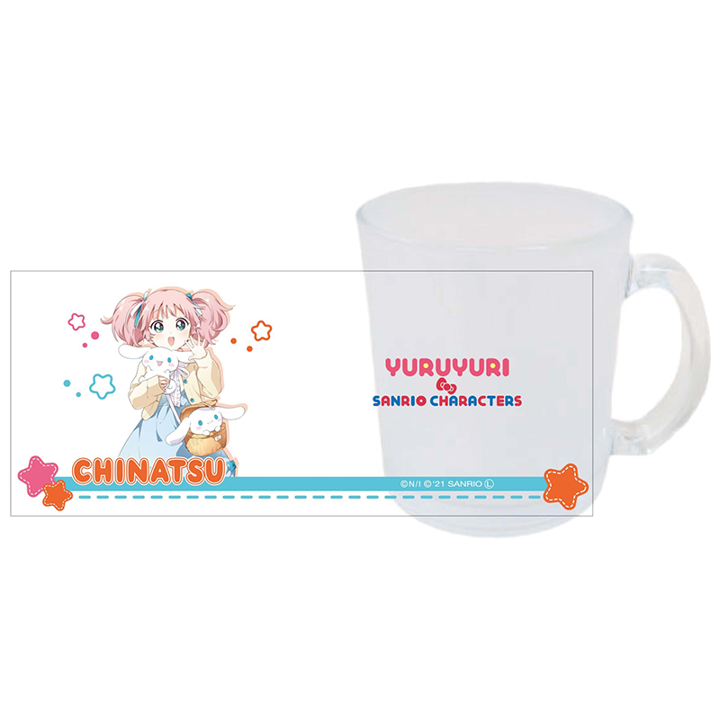 ゆるゆり×サンリオキャラクターズ すりガラスマグカップ ちなつ