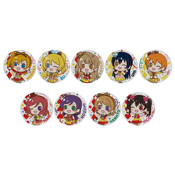 ラブライブ！ 刺繍缶バッジ SUNNY DAY SONG ver.（全９種） _eri