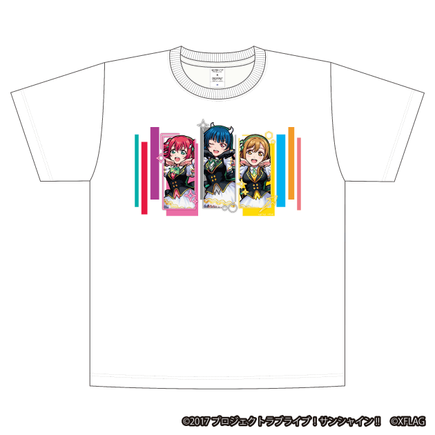 ラブライブ！サンシャイン!! × モンスターストライク Tシャツ KU-RU-KU-RU Cruller! 1年生 