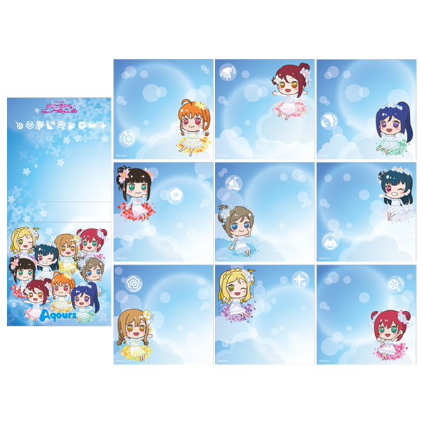 ラブライブ！サンシャイン!! ブロックメモ帳 Thank you, FRIENDS!! ver.