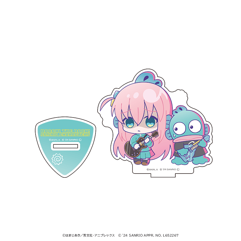 アニメ「ぼっち・ざ・ろっく！」×サンリオキャラクターズ アクリルスタンド 後藤ひとり×ハンギョドン