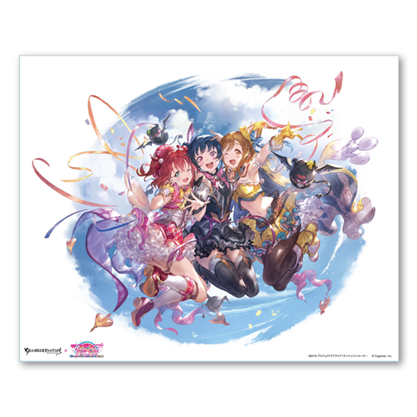 グランブルーファンタジー×ラブライブ！サンシャイン!! アートパネル Aqours 1年生