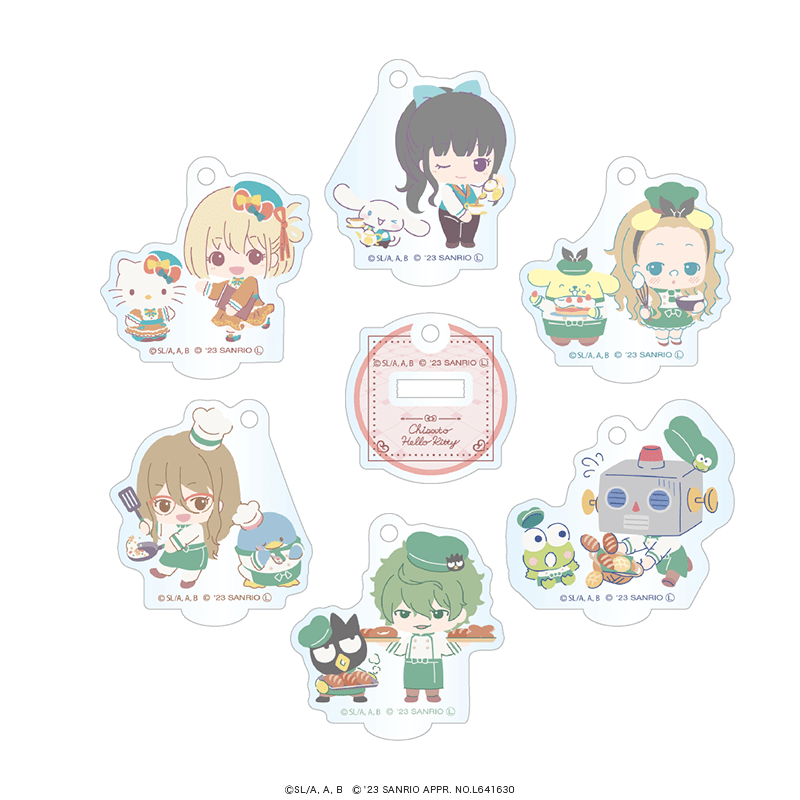 リコリス・リコイル×サンリオキャラクターズ ミニアクリルスタンドキーホルダー ミニキャラ 館のレストランver.（全6種） 