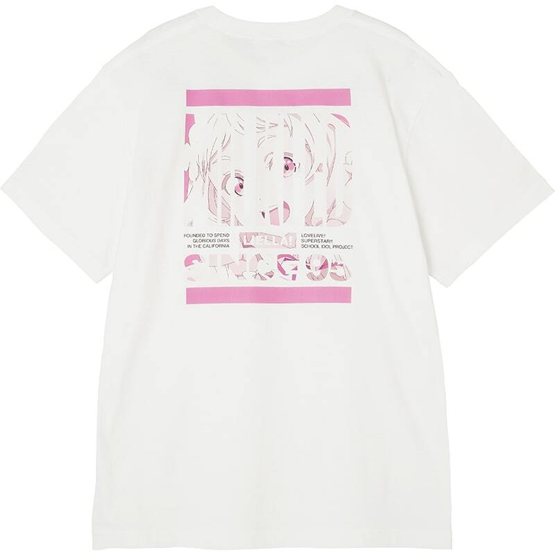 ミルクフェド×ラブライブ！スーパースター!! 夏美 S/S TEE WHITE vol.2