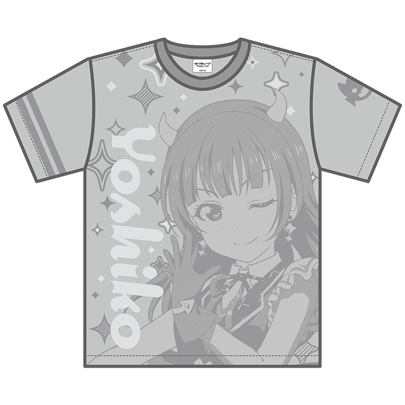 ラブライブ！サンシャイン!! カラーTシャツ KU-RU-KU-RU Cruller! ver. 善子
