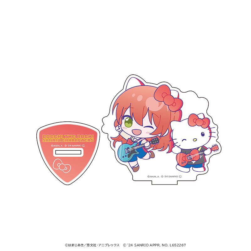 アニメ「ぼっち・ざ・ろっく！」×サンリオキャラクターズ アクリルスタンド 喜多郁代×ハローキティ