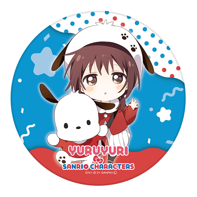 ゆるゆり×サンリオキャラクターズ 白雲石吸水コースター 結衣 ミニキャラver.