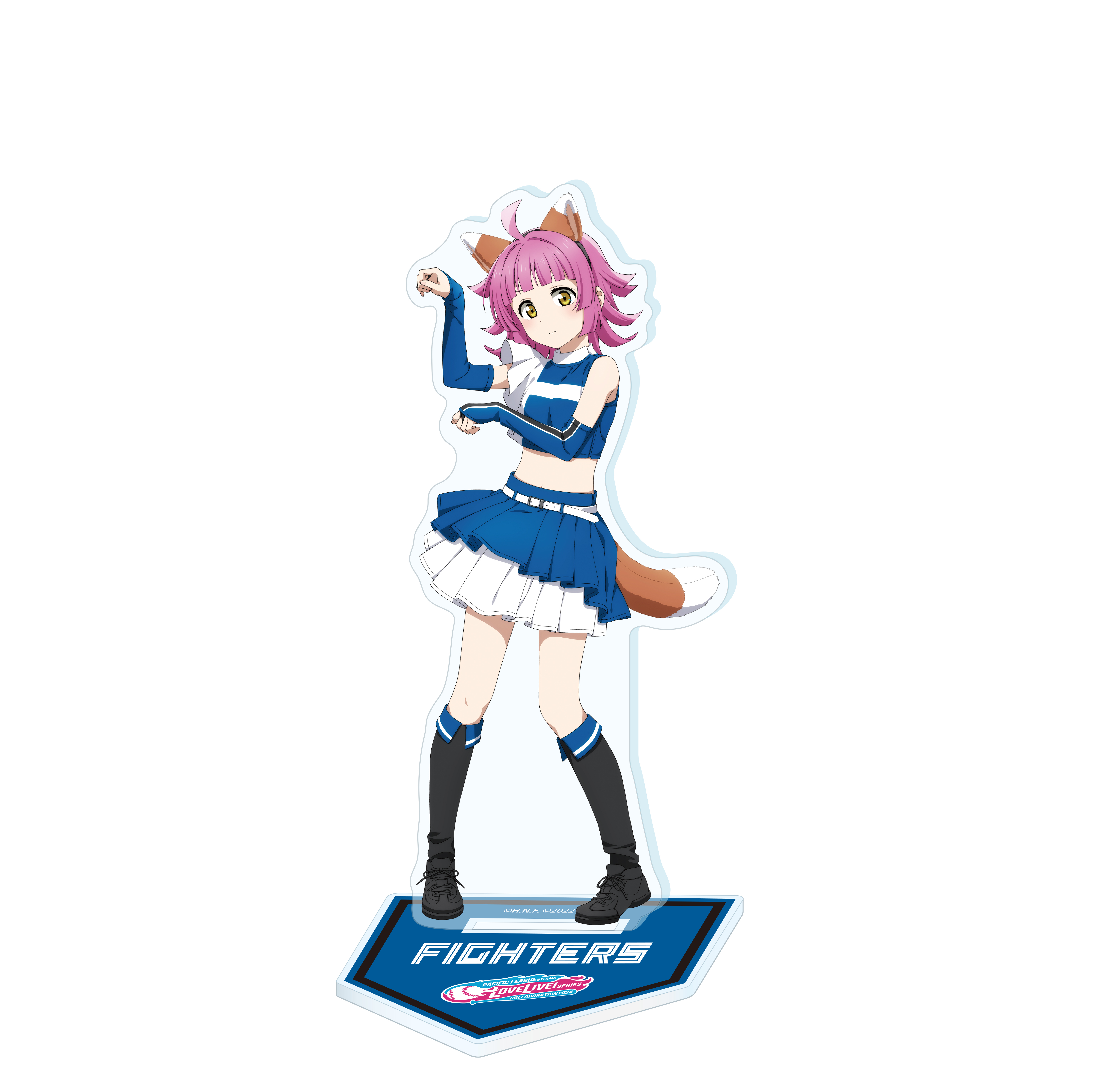 ラブライブ！虹ヶ咲学園スクールアイドル同好会 / 北海道日本ハムファイターズ アクリルスタンド 天王寺璃奈 _bb
