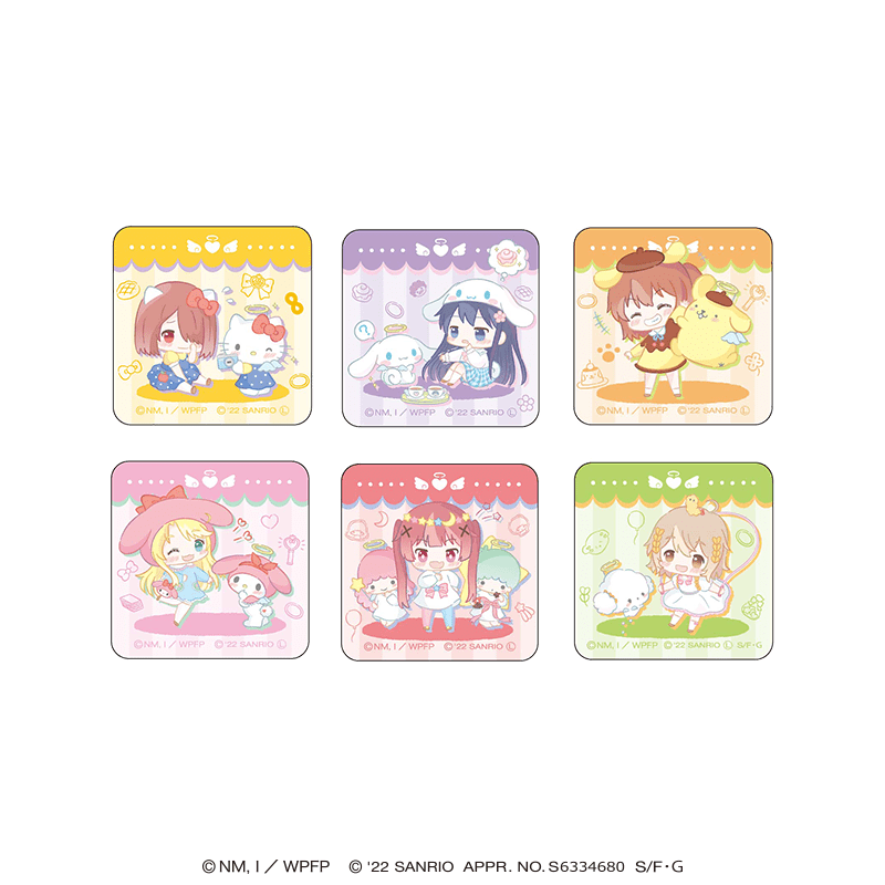 私に天使が舞い降りた！×サンリオキャラクターズ アクリルマグネット（全6種）