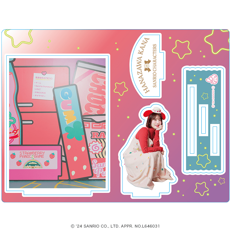 花澤香菜×サンリオキャラクターズ アクリルジオラマスタンド A