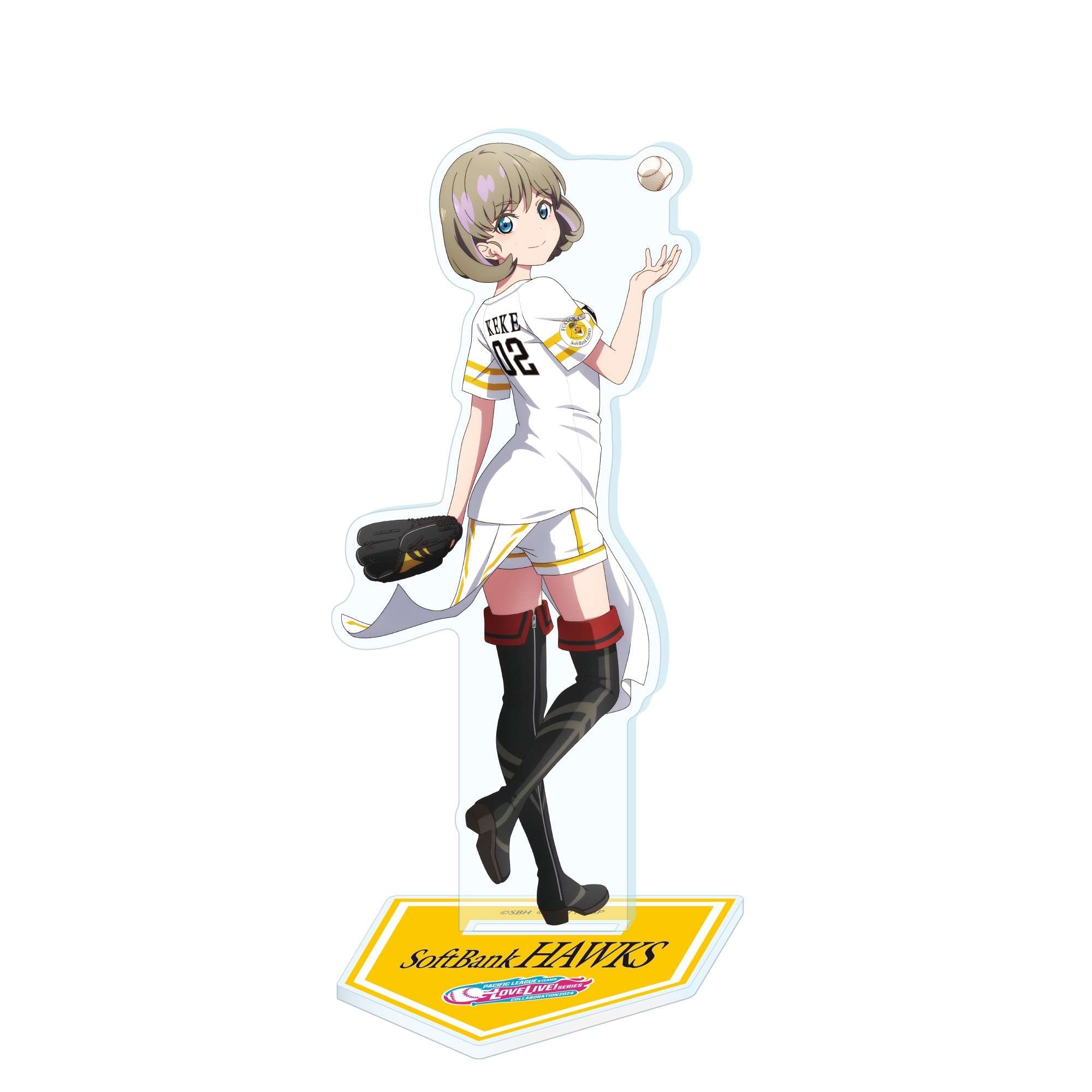 ラブライブ！スーパースター!! / 福岡ソフトバンクホークス アクリルスタンド 唐 可可 _bb