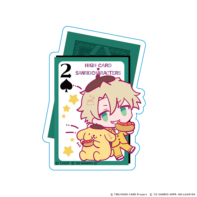 HIGH CARD×サンリオキャラクターズ アクリルメモスタンド フィン・オールドマン×ポムポムプリン