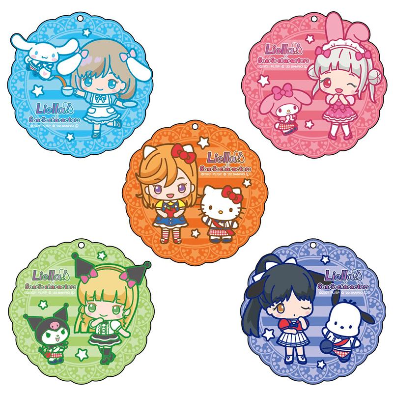 ラブライブ！スーパースター!!×サンリオキャラクターズ アクリルキーホルダー（全5種）