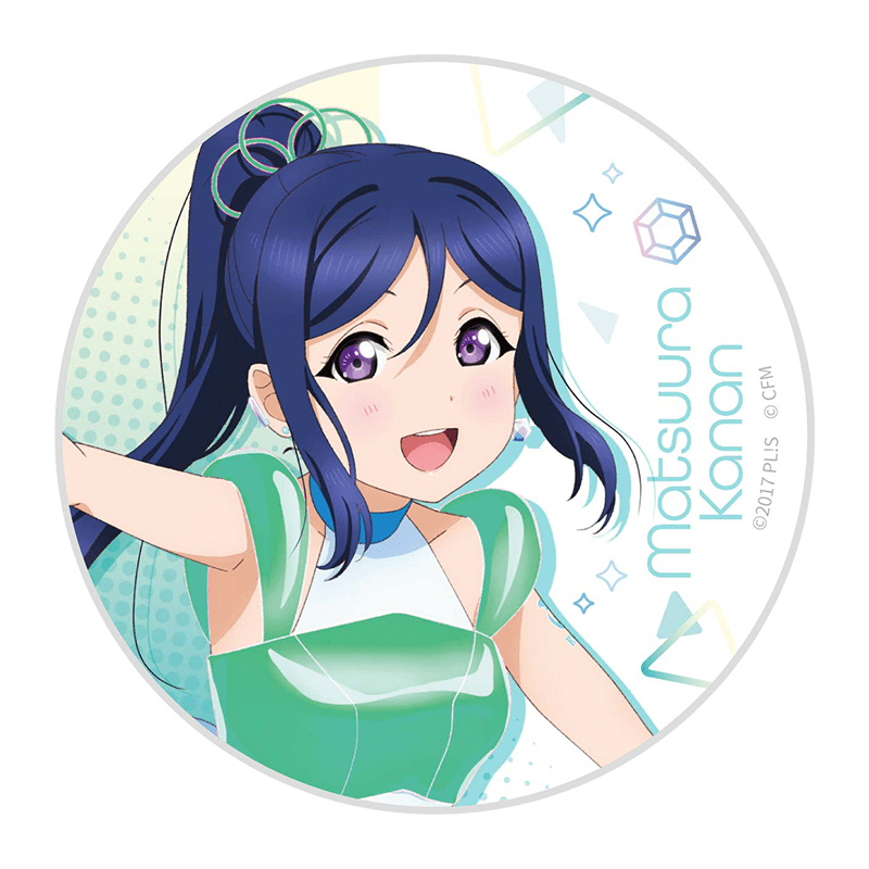 ラブライブ！サンシャイン!!×初音ミク 白雲石吸水コースター BANZAI! digital trippers ver. 松浦果南