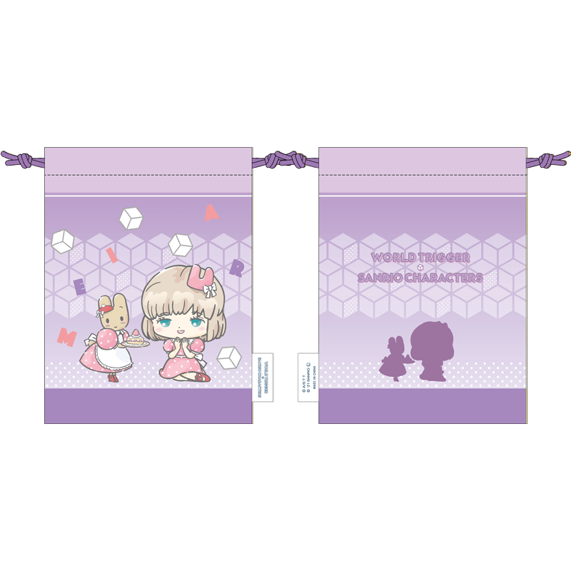 ワールドトリガー×サンリオキャラクターズ vol.2 巾着 那須 玲