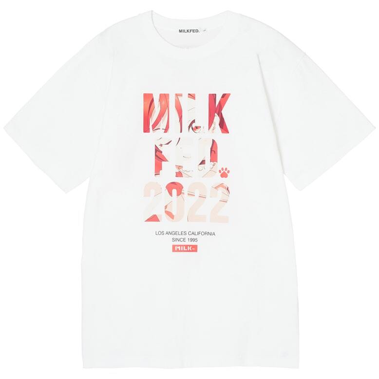 ミルクフェド×ラブライブ！スーパースター!! メイ S/S TEE WHITE